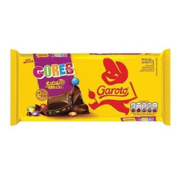 Imagem de Chocolate Barra Garoto Cores 80/90G