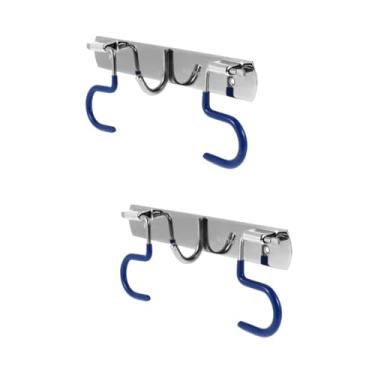 Imagem de Generic 2 Peças Suporte Para Esfregão Pinça Para Vassoura Organizador De Ferramentas De Garagem Suporte Para Ancinhos Pinça De Parede Para Vassoura Ganchos De Parede Gancho De