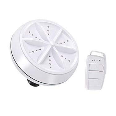 Imagem de Hemobllo Girar Purificador Máquina De Lavar Máquina De Lavar Roupa Portátil Máquina De Lavar Roupa USB Máquina De Lavar Pessoal Ondas Lavadora Portátil Mini Máquina De Lavar Abs