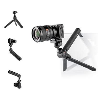 Imagem de PGYTECH Mini tripé MANTISPOD 2.0 para vlogging de câmera, pequeno suporte de viagem para Sony/Canon/Nikon/Fujifilm SLR DSLR, Suporte de bolso para selfie e fotografia para desktop, vlog, vídeo