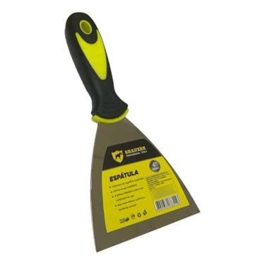 Imagem de Espátula De Pedreiro Inox 5`` Pol Cabo Emborrachado 125Mm