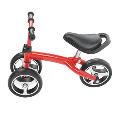 Imagem de Andador de Bicicleta Infantil, Silencioso, Fácil de Instalar, Sem Pedal, Bicicleta Infantil de 1 a 6 Anos para Casa (Vermelho)
