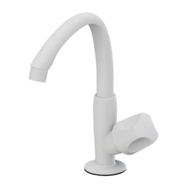 Imagem de Torneira para Cozinha Mesa Bica Alta Móvel Orbe 1/2'' Branca - 300000461 - TIGRE - Torneira para Cozinha Mesa Bica Alta Móvel Orbe 1/2'' Branca - 300000461 - TIGRE