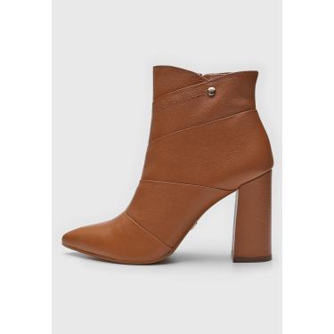 Imagem de Bota Jorge Bischoff de Couro Cano Curto Caramelo Jorge Bischoff J11675003026 feminino