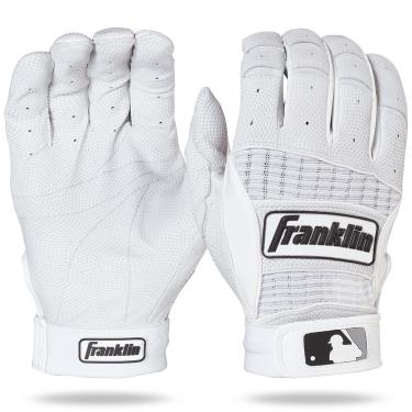 Imagem de Franklin Sports Luva para rebatedor MLB Adulto Neo Classic II Series (branca, média)