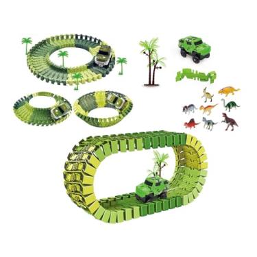 Imagem de Altimar Pista Trilho Track Carrinho Dinossauro 52 Pç