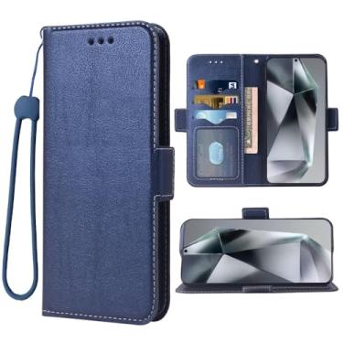 Imagem de Dswteny Compatível com Samsung Galaxy S24 Ultra 5G capa carteira alça de pulso cordão e couro flip suporte para cartão de crédito acessórios celulares capa de celular para S24Ultra 24S S 24 24Ultra