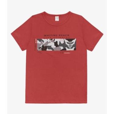 Imagem de Camiseta Infantil Masculina Estampada Infinita Cor Marrom-Masculino