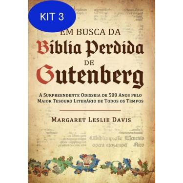 Imagem de Kit 3 Livro Em Busca Da Bíblia Perdida De Gutenberg - Seoman (Pensamen
