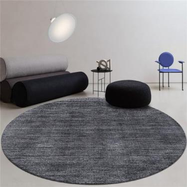 Imagem de Tapete escritório computador e-sports cadeira giratória mesa de jantar de balanço estudo fezes sob o quarto, cinza escuro, 1000mmx1000mm