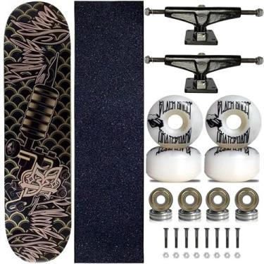 Imagem de Black Sheep, Skate Profissional Completo Shape Black Sheep 8.0 Tatto Machine
