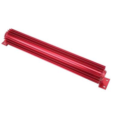 Imagem de Resfriador de óleo de transmissão com aletas de alumínio Vomeko 18 pol., passagem dupla universal (Red)