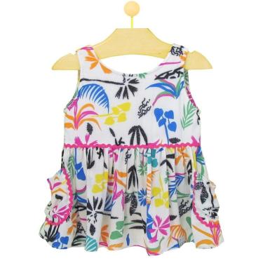 Imagem de Blusa Bata Infantil Pandi Sianinha Amarilis Feminina-Feminino
