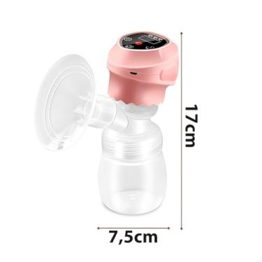 Imagem de Bombinha De Tirar Leite Elétrica Bomba Tira Elétrico Extratora Materno Maquina Extrator Portátil Automática Coletor USB