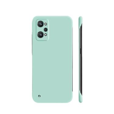Imagem de Capa ultrafina sem moldura para PC para OPPO para Realme 10 11 Pro Plus GT NEO 3 2T 2 5G GT 2 Pro 5G Master capa de telefone rígida colorida fosca, L ciano, para GT Neo 2