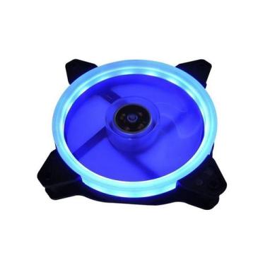 Imagem de Cooler fan 120X120mm Brazil PC Azul com conector para fonte e placa mã