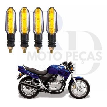 Imagem de Kit Seta para Moto Honda CB 500 Pisca Led Universal P50 12V Esportivo 