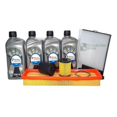 Imagem de Kit Troca de Óleo Citroen C4 1.6 16v Glx Flex 2009-2015 - 4 Total 10w4