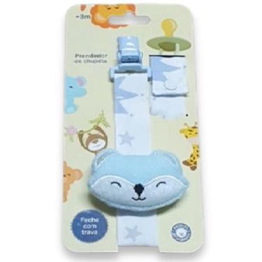 Imagem de Prendedor de Chupeta Raposinha - Miguel Baby, Azul