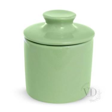 Imagem de Manteigueira Francesa de Porcelana - VDDECORA LAR, Verde