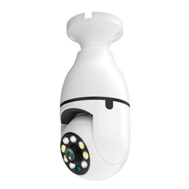 Imagem de Câmera IP de Segurança com Lâmpada Visão Noturna de 360 e Wifi de Alta