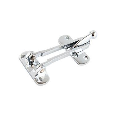 Imagem de Fecho De Porta Pega Ladrão Cromado Trifor Metal - FERRAGENS