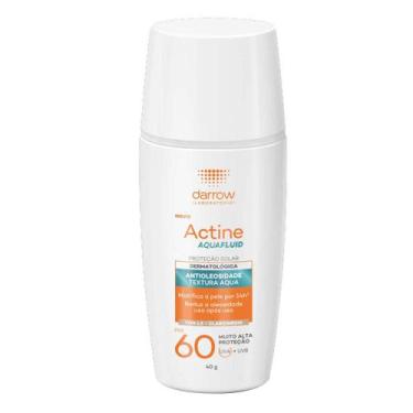 Imagem de Protetor Solar Facial Com Cor Darrow - Actine Aquafluid FPS 60, Claro/