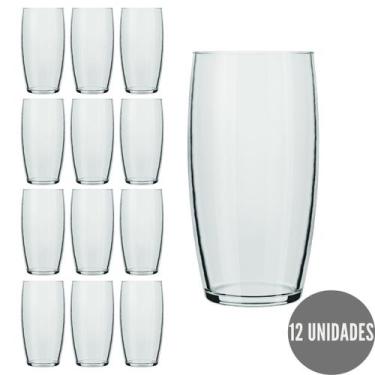 Imagem de 12 Copos Oca 300ml Nadir Vidro Transparente Drinks Luxo - Cristar