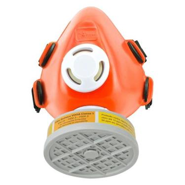 Imagem de Máscara Facial Respirador Fit 1/4 Com Filtro Químico VO/GA Plastcor 70