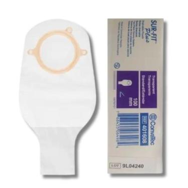 Imagem de Bolsa Colostomia Sur-fit Plus Transparente 100mm 1 Un 401608/1197858 C