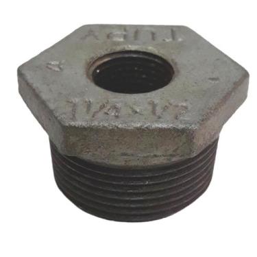 Imagem de Bucha De Redução 1 1/4 X 1/2 Galvanizada - Tupy 114 X 12