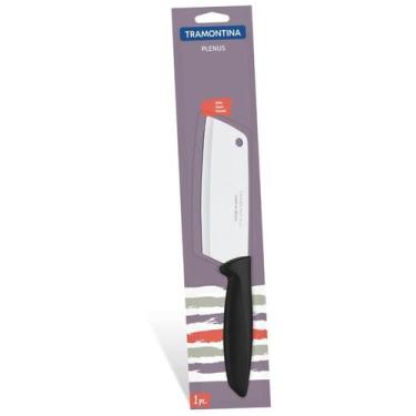 Imagem de Cutelo Inox 5 Plenus Preto Tramontina, 1 unidade, 5"