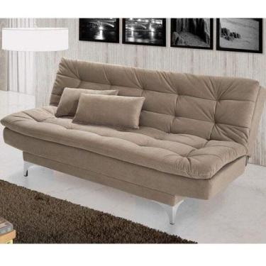 Imagem de Sofá Cama 3 Lugares Pratic Espresso Móveis
