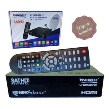 Imagem de Receptor De Parabólica C/ Globo Hd Regional Sathd Vt1000hd - Visiontec