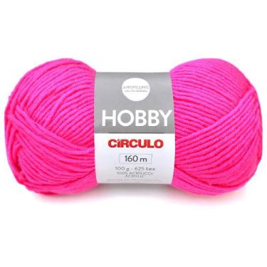 Imagem de Lã Hobby Círculo 100g 160 metros - Circulo, 6774 Rosa Neon