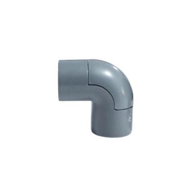 Imagem de Unilete pvc com janela 1" cinza - maxxbox