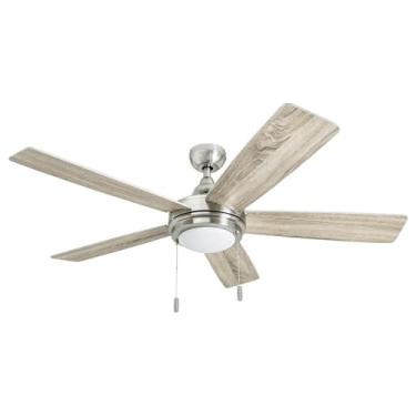 Imagem de Honeywell Ceiling Fans 50606-01 Ventnor Ventilador de teto, 52, níquel escovado