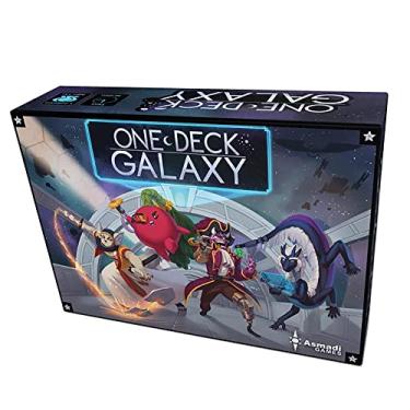 Imagem de Asmadi Games One Deck Galaxy, jogo de cartas cooperativo, uma galáxia inteira em um baralho, 1-2 jogadores, 30-60 minutos, idades acima de 14