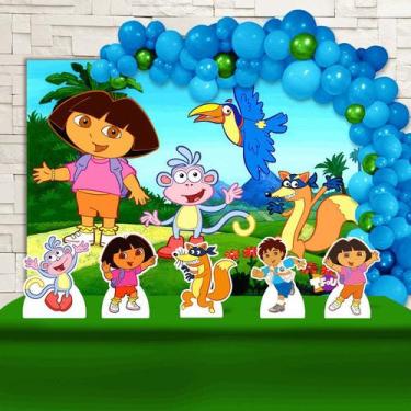 Imagem de Kit Festa Ouro Dora a Aventureira - IMPAKTO VISUAL