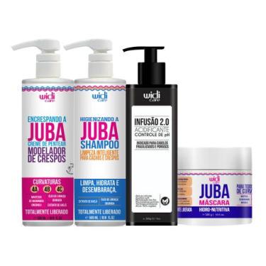 Imagem de Kit Widi Care Shampoo, Máscara Juba, Encrespando e Acidificante
