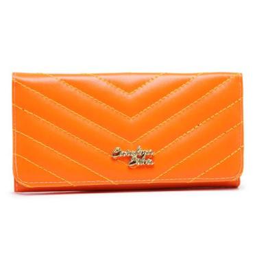 Imagem de Carteira Feminina Lançamento Porta Cartões Bordada Top - Carolina Silv