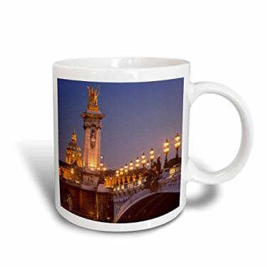 Imagem de 3dRose Caneca Pont Alexandre III, Rio Sena, Paris, França-EU09 BJN0622-Brian Jannsen, 425 g, cerâmica