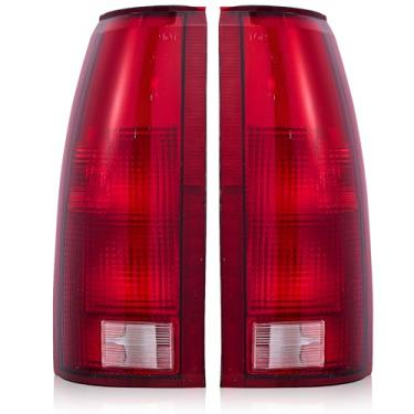 Imagem de Awayet Luzes traseiras compatíveis com Chevrolet GMC 88-00 C/K 92-99 Suburban 92-00 Yukon 92-94 Blazer 95-00 Tahoe [GM2800104 5977867 GM2801104 5977868] Par sem lâmpadas e placa de circuito