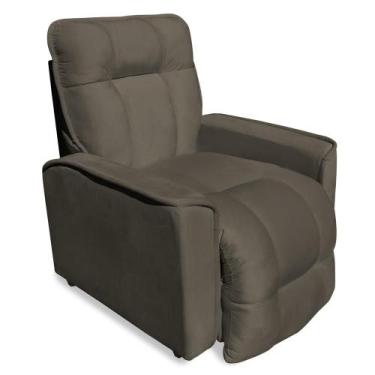 Imagem de Poltrona do Papai Reclinável para Descanso Veludo - Porto Decor, Capuc