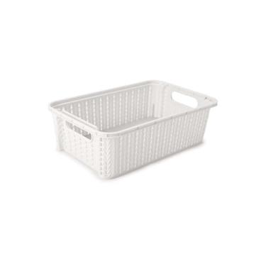 Imagem de Cesta Organizadora Multiuso Trama 26X16 Plasútil