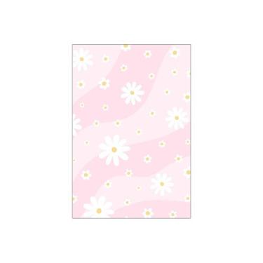 Imagem de Painel De Festa Vertical 1,50 x 2,20 - Margaridas Fundo Rosa 082 - Via