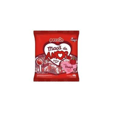 Imagem de Pirulito Maça Do Amor Peccin - Pacote  480G