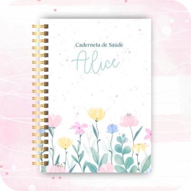 Imagem de Caderneta de Saúde - Floral - Krika Personalizados