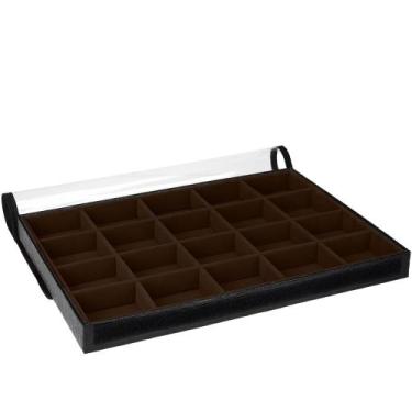 Imagem de Bandeja Big Porta Joias Caixa Organizadora Expositor Joias Bijuterias 