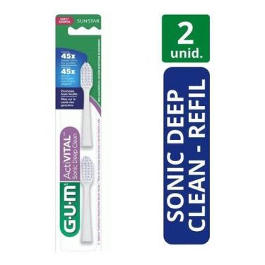 Imagem de Refil Escova Dental Deep Clean Sonic Gum - 2 Unidades